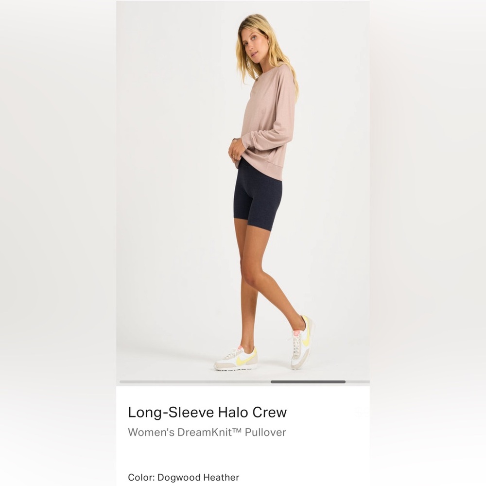 Vuori long sleeve halo crew